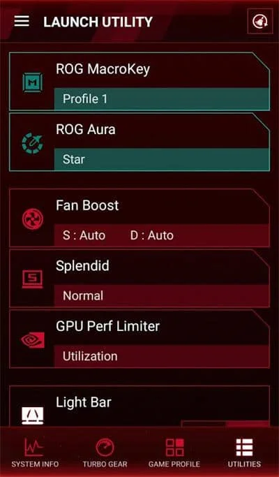 rog game booster apk