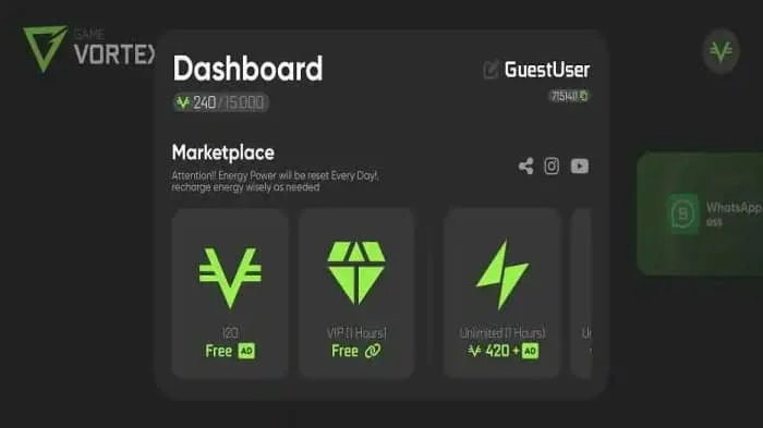 game vortex apk download for android